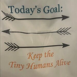 Motivational mom tote